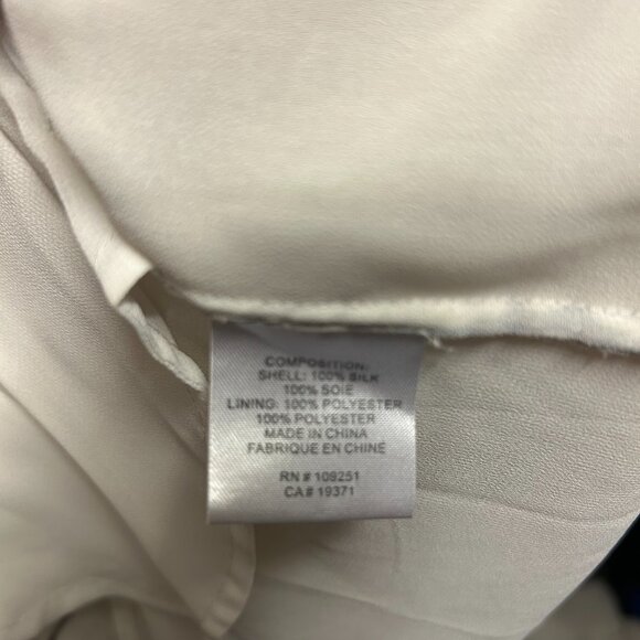 Anthropologie | Isabella Sinclair Red and Navy Floral Silk Dress - Picture 8 of 8